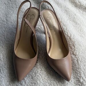 Jessica Simpson Blush Slingback Heels